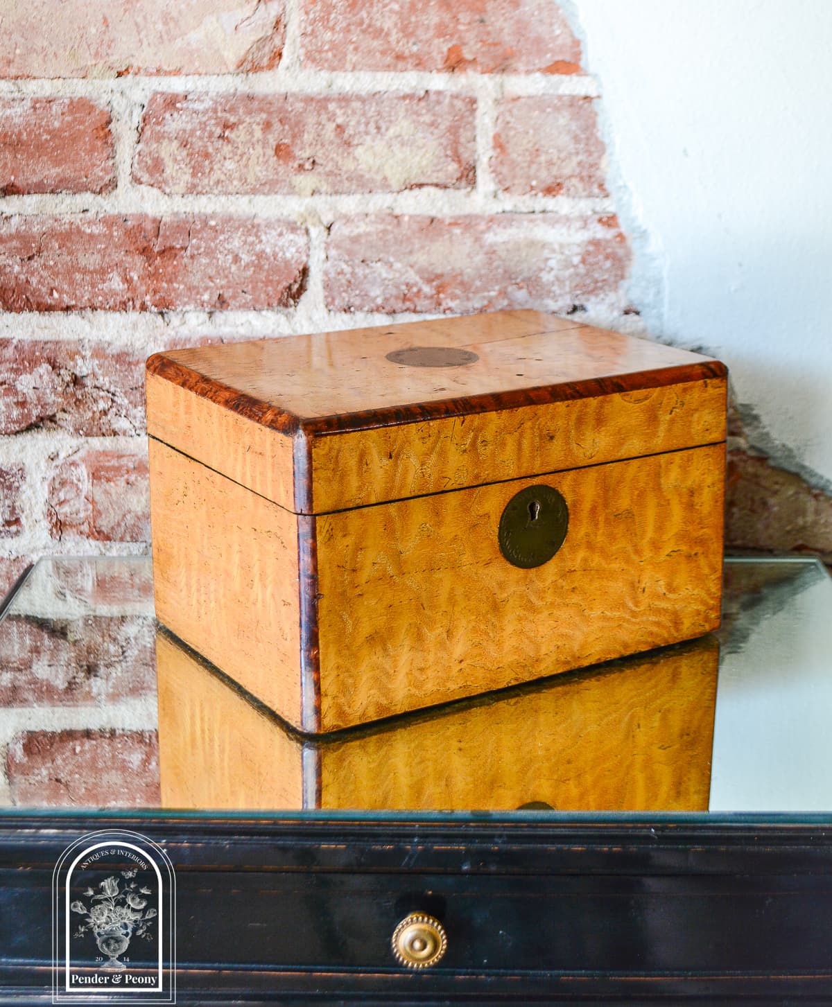 Victorian Satinwood Vanity Box - thumbnail 2