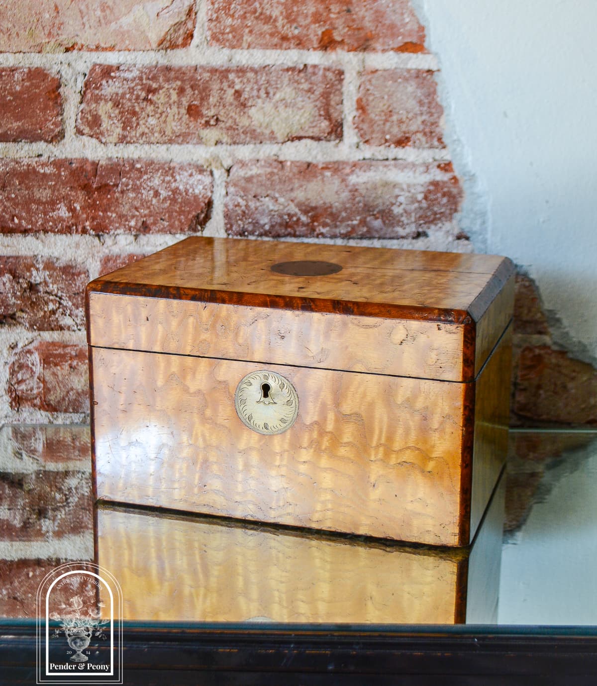 Victorian Satinwood Vanity Box - thumbnail 3