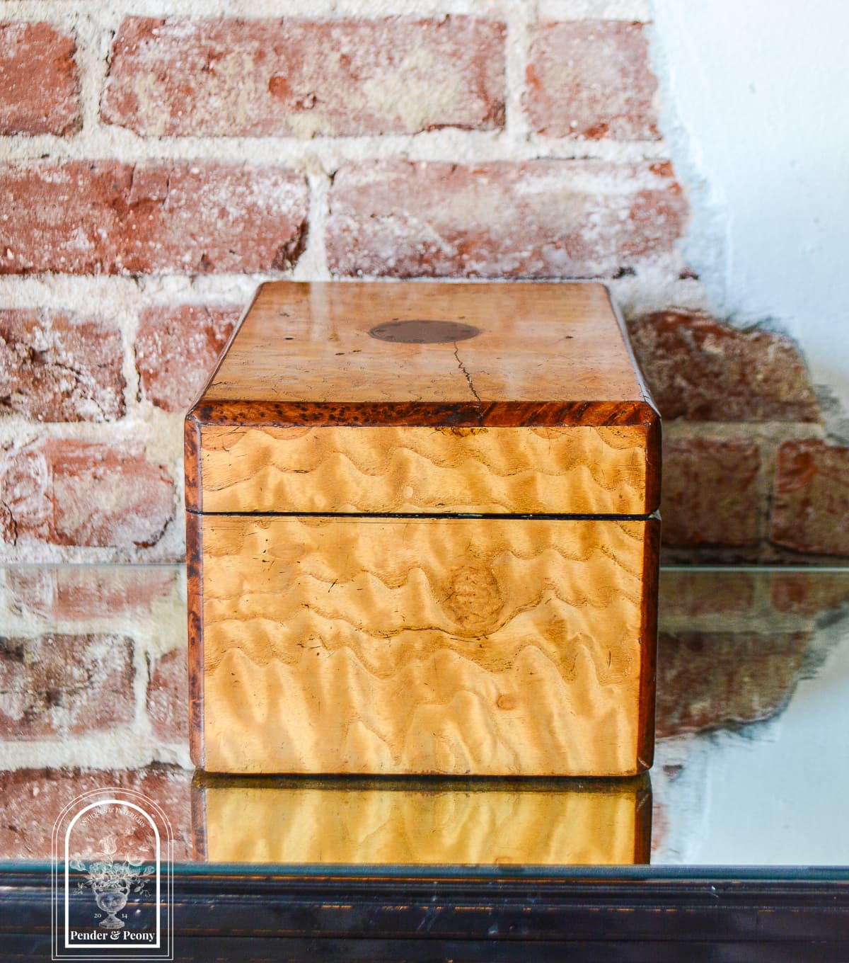 Victorian Satinwood Vanity Box - thumbnail 4