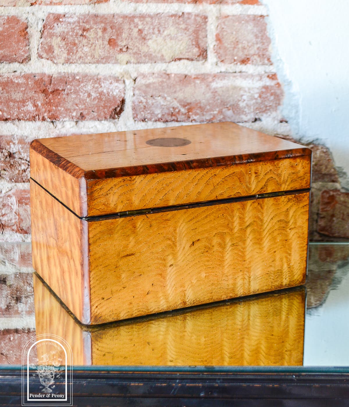 Victorian Satinwood Vanity Box - thumbnail 5