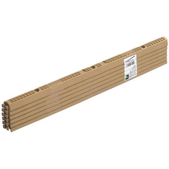 PALRAM SUNTUF 24″ Lg Universal Vertical Plastic Closure Strip – Poly Attachment – 6 Pack