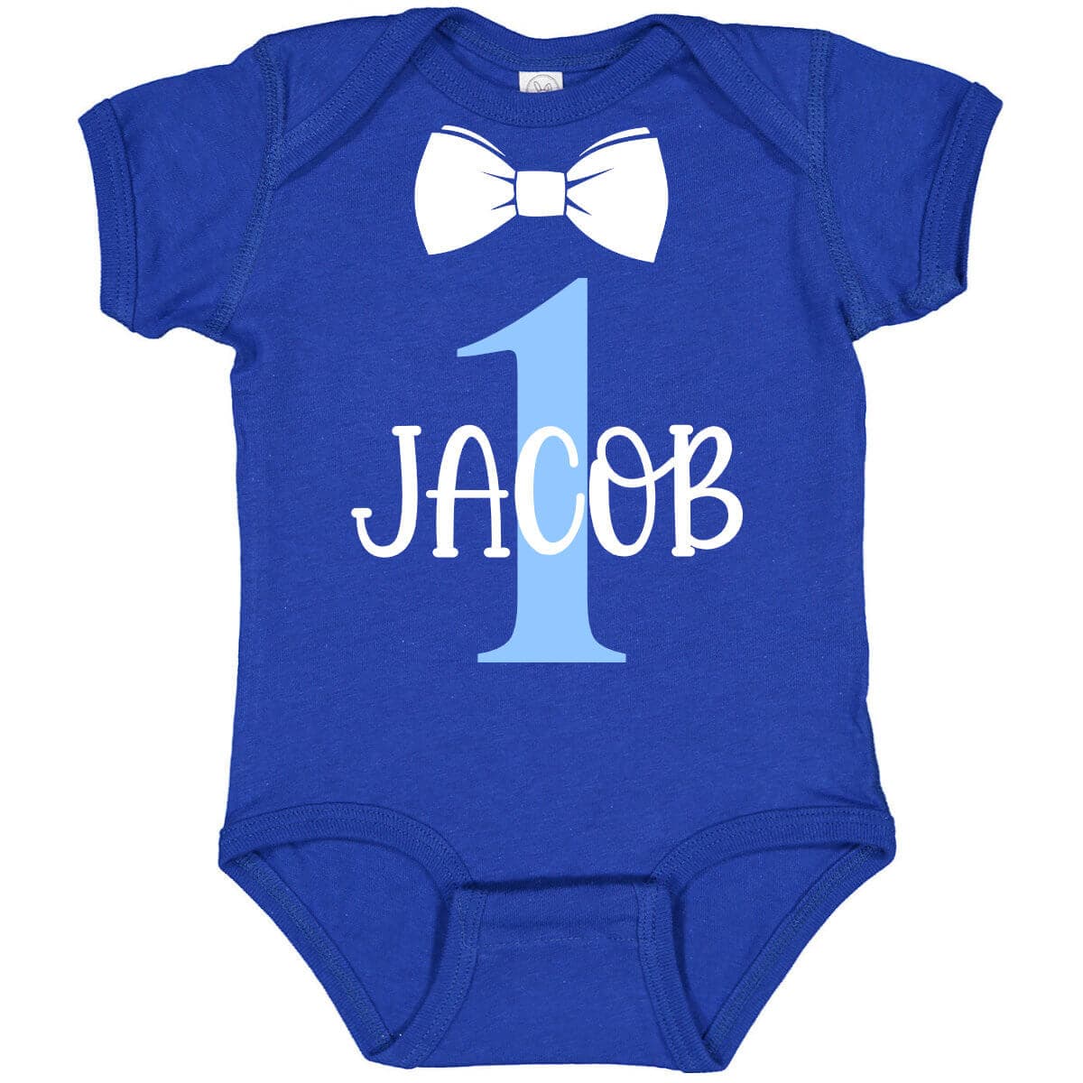 1st Birthday Boy Bodysuit with Bow Tie