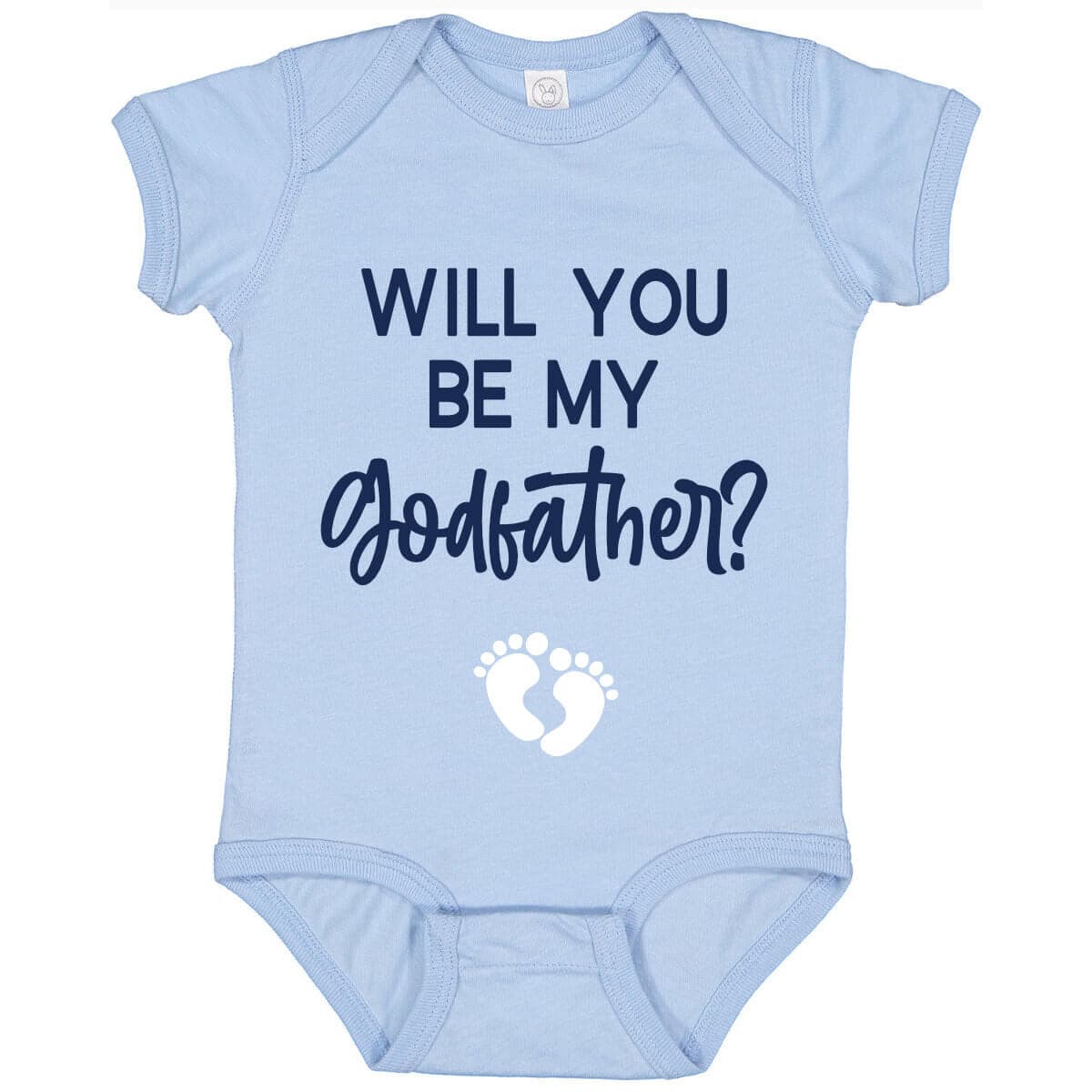 “Will you be my Godfather?” Baby Bodysuit