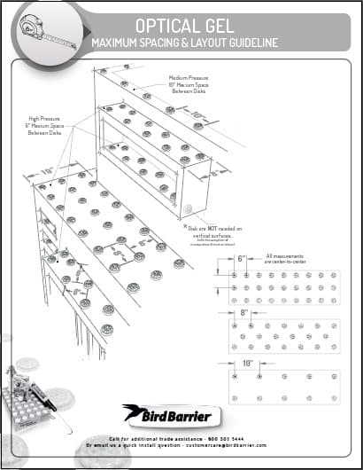 Optical Gel Bird Deterrent 24 pack - thumbnail 2