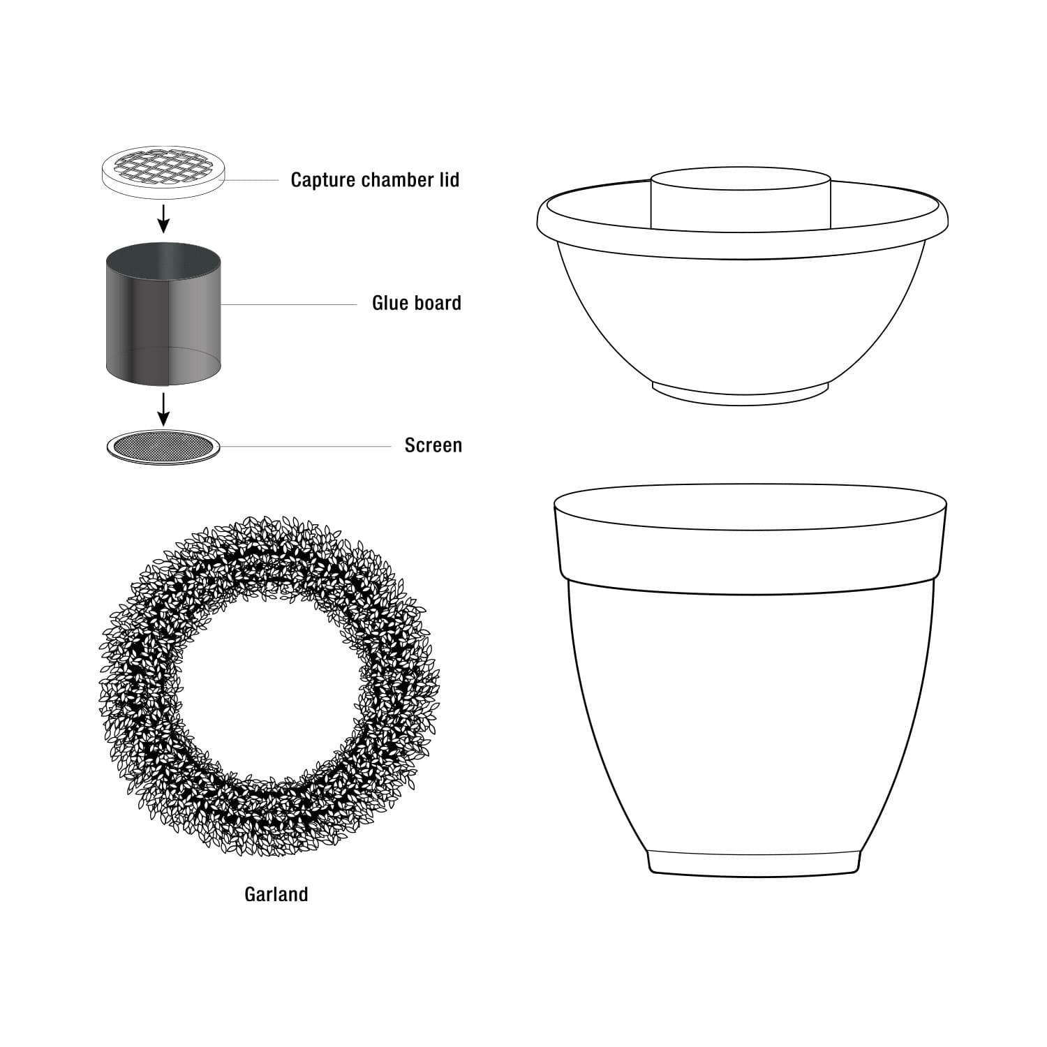 Ovi-Planter Mosquito Trap- Catchmaster - thumbnail 3