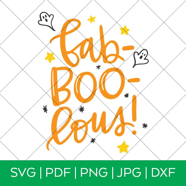 Fab-Boo-Lous Halloween SVG