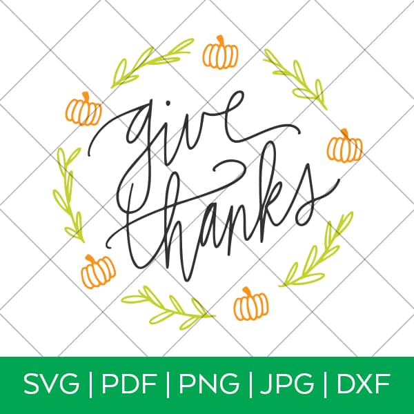 Give Thanks SVG