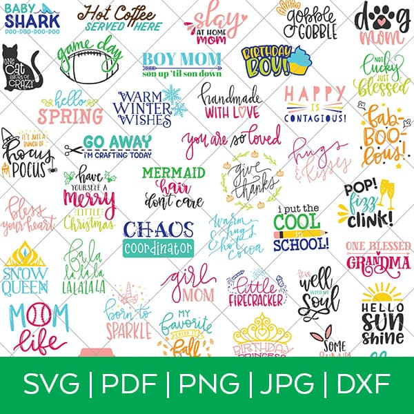 Celebrate Everything SVG Cut File BUNDLE