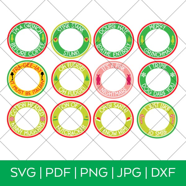 Christmas Movie Starbucks Cold Cup SVG Cut File BUNDLE