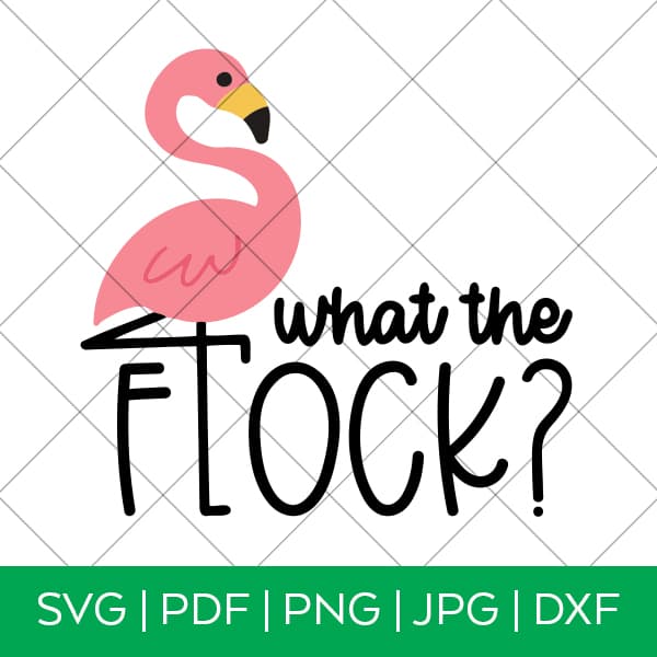 What the Flock Flamingo SVG File