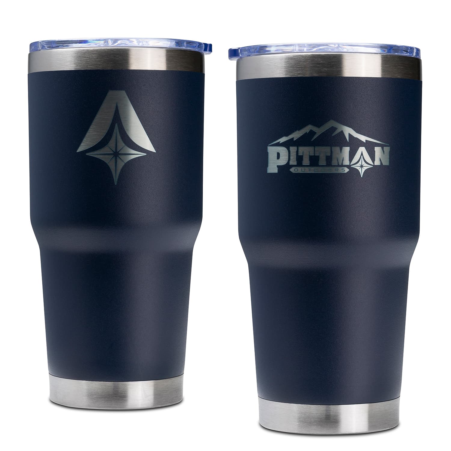 Pittman Outdoors 20oz Blue Tumbler