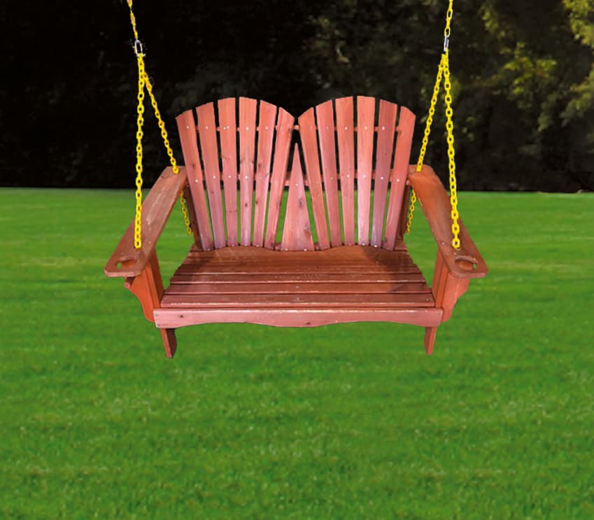 Adirondack Bench Swing with Chains