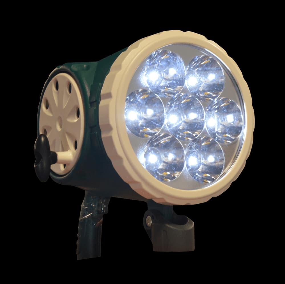 Hand Crank Spotlight