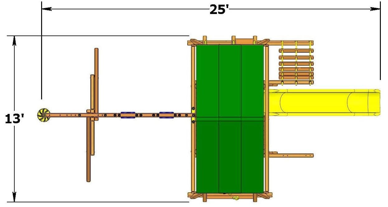 Turbo Deluxe Playcenter Combo 2 – Green Machine - thumbnail 4