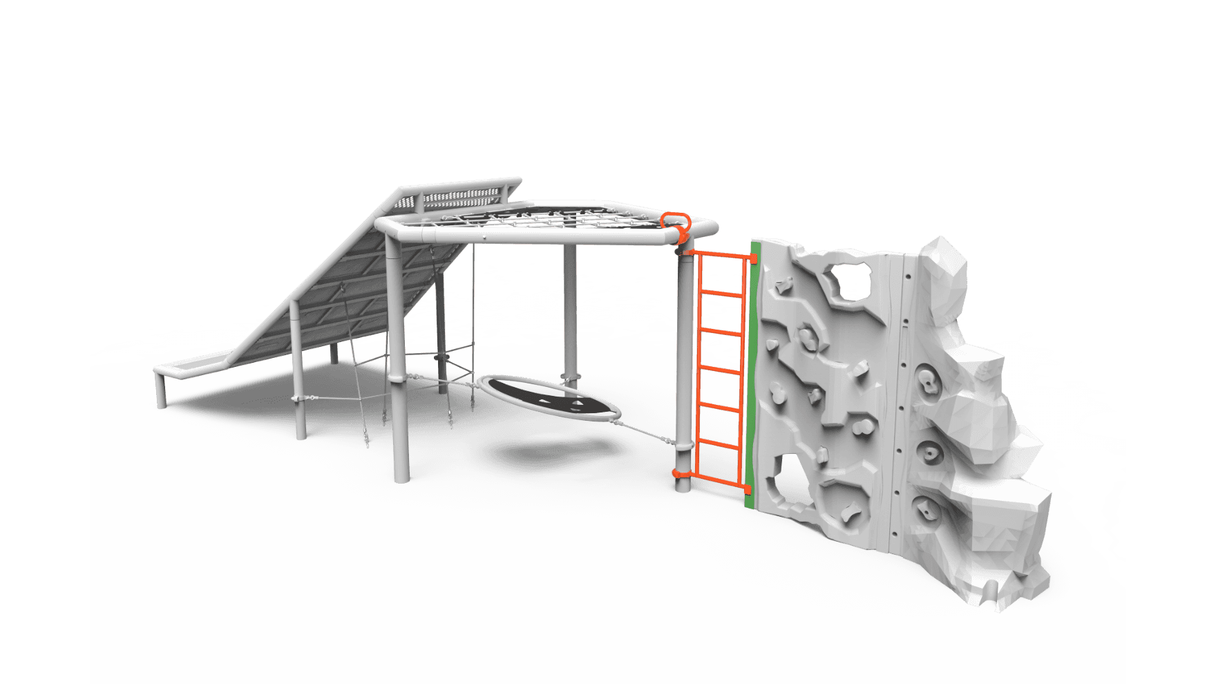 Tri Hub RockBlocks® Link (84in Wall) - thumbnail 2
