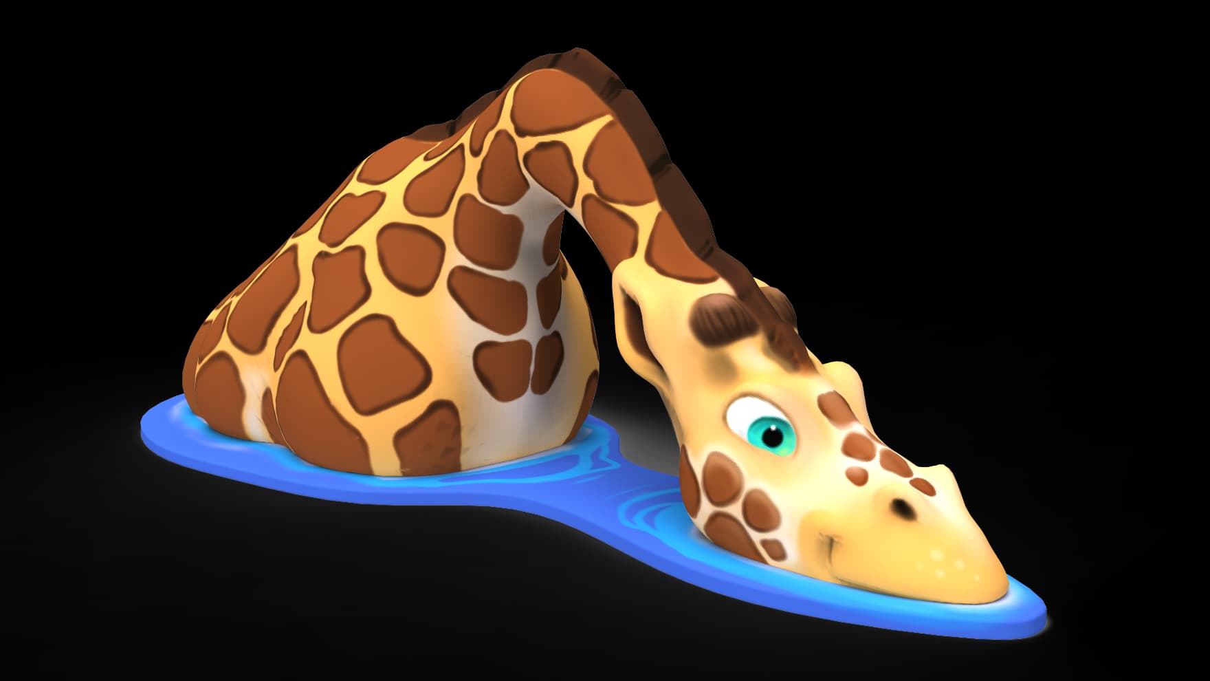 Giraffe in Water Climber