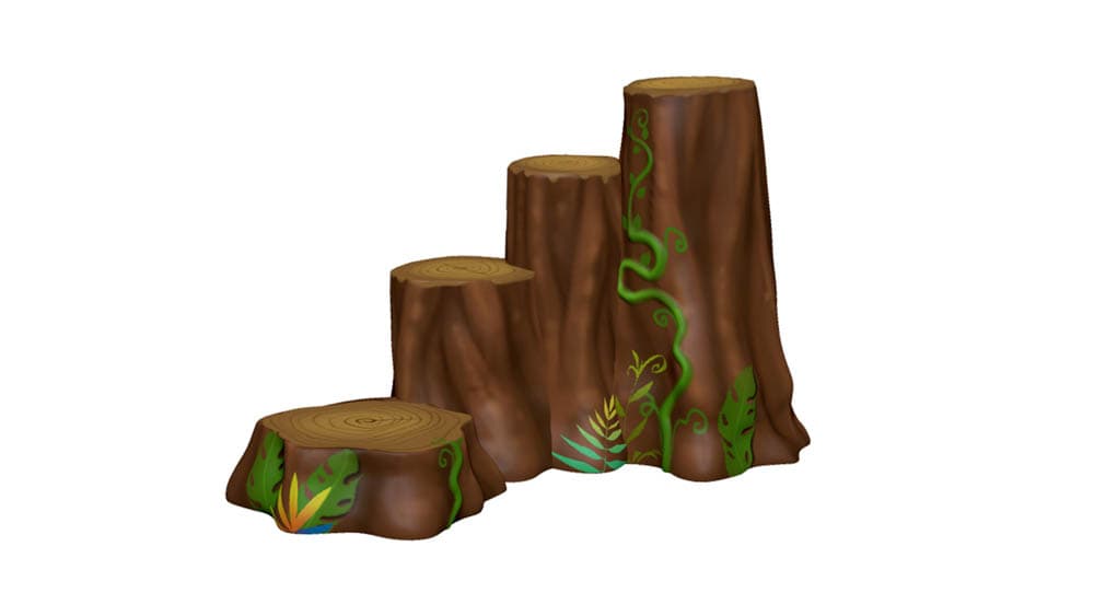 Log Steps Climber
