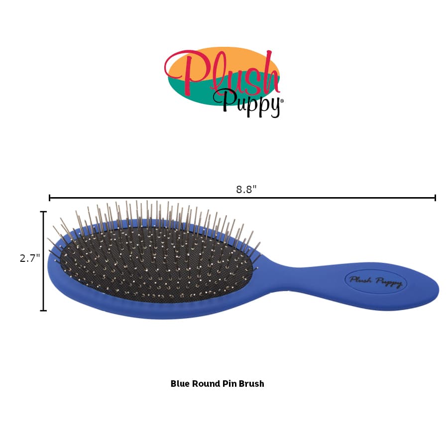 Blue Round Tip Pin Brush - thumbnail 2