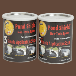 Pond Shield Non-Toxic Epoxy Coating – 1.5 Gallon Kit Chocolate Brown