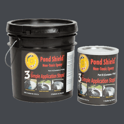 Pond Shield Non-Toxic Epoxy Coating – 3 Gallon Kit Charcoal Gray
