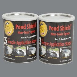 Pond Shield Non-Toxic Epoxy Coating – 1.5 Gallon Kit Gray