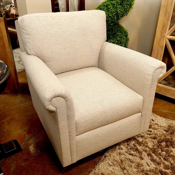 Plush Swivel Chair