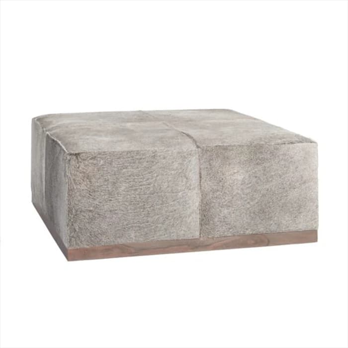 Leather Ottoman