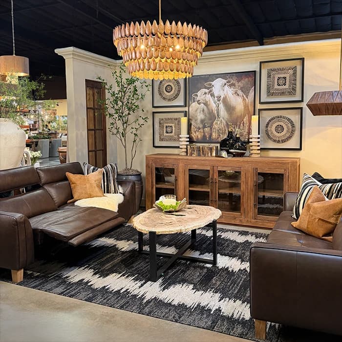 Leather Power Sofa