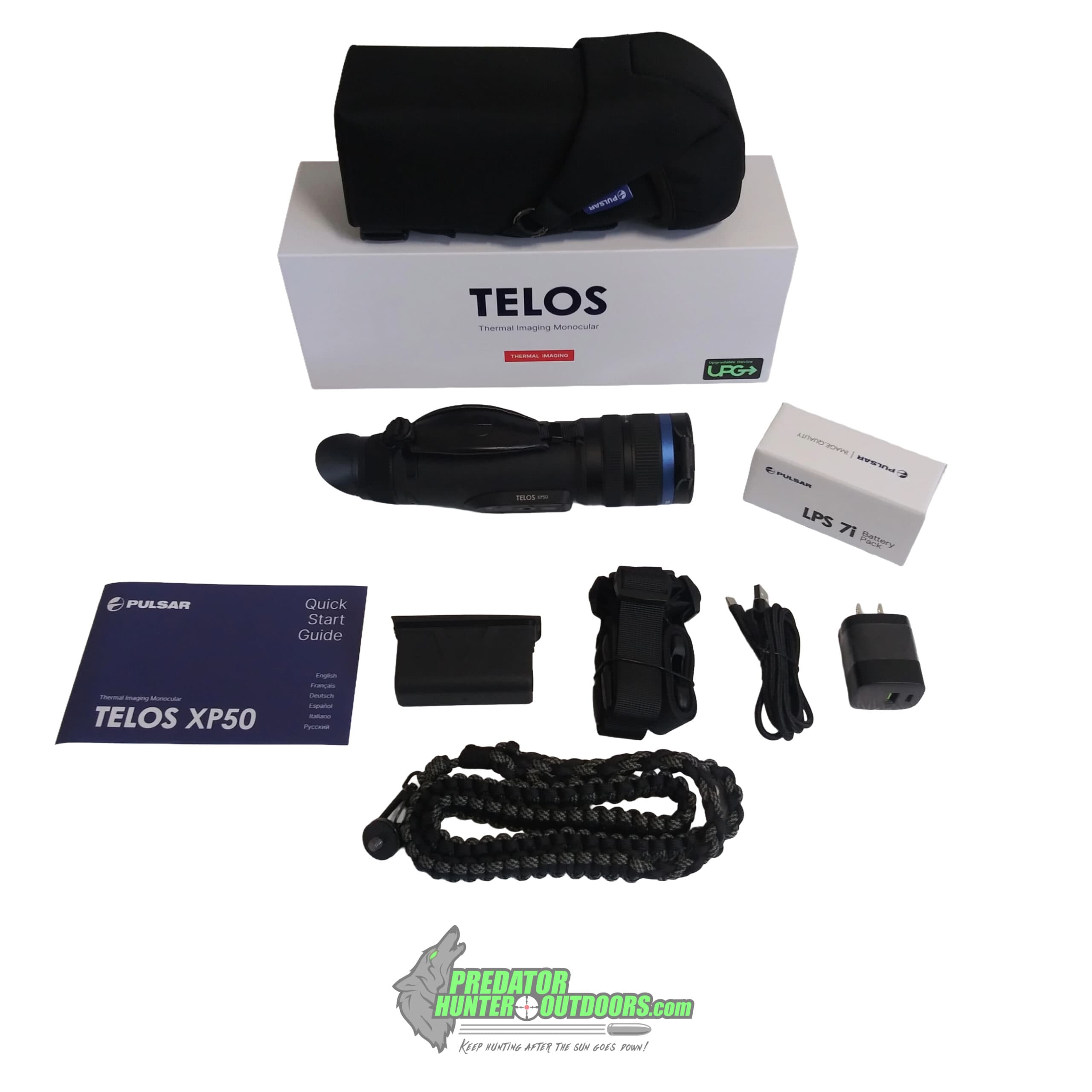 Pulsar Telos XP50 Thermal Monocular (FREE Additional Pulsar LPS 7i Battery Pack!) - thumbnail 2
