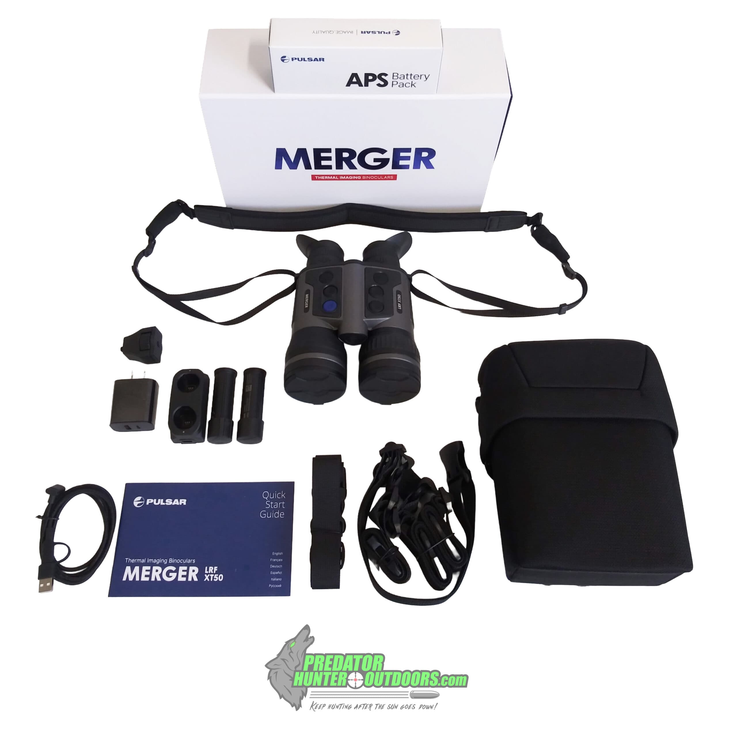Merger LRF XT50 Thermal Binocular (Free Pulsar APS 3 Battery Pack included!) - thumbnail 2