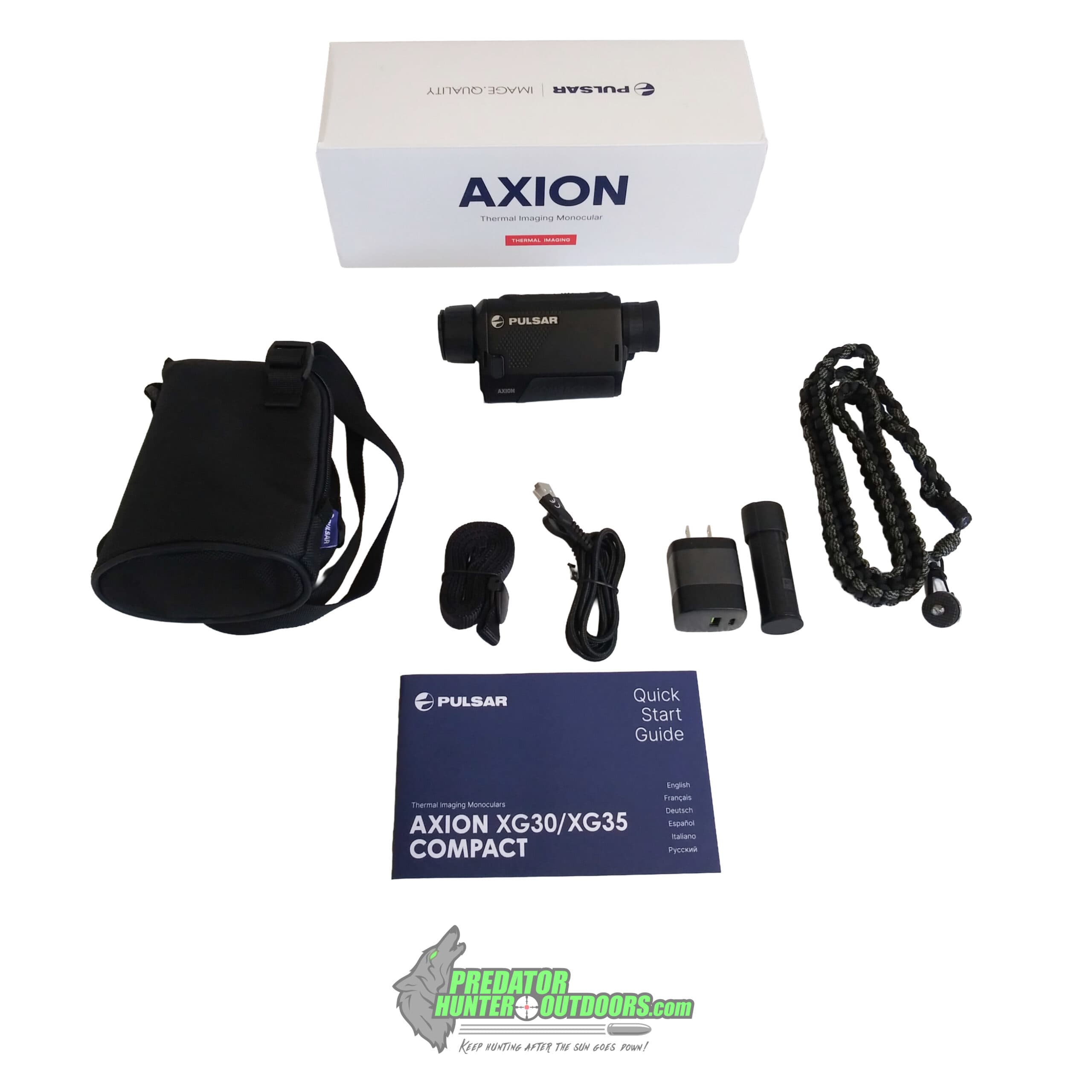 Pulsar Axion 2 XG30 Compact Thermal Monocular (Free Additional APS 3 battery &amp; Braided Lanyard included!) - thumbnail 2