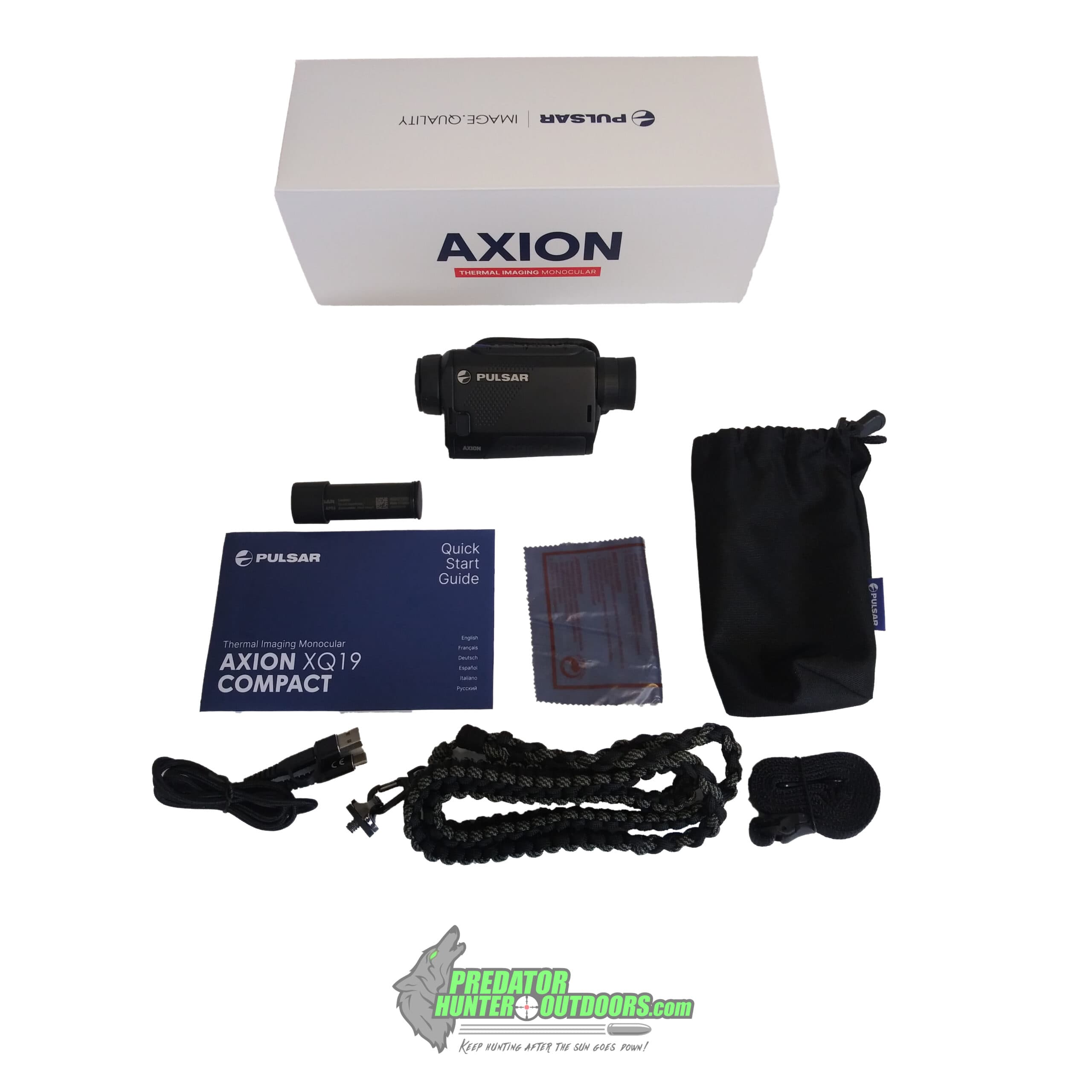 Pulsar Axion XQ19 Compact Thermal Monocular (Free Lanyard included!) - thumbnail 2
