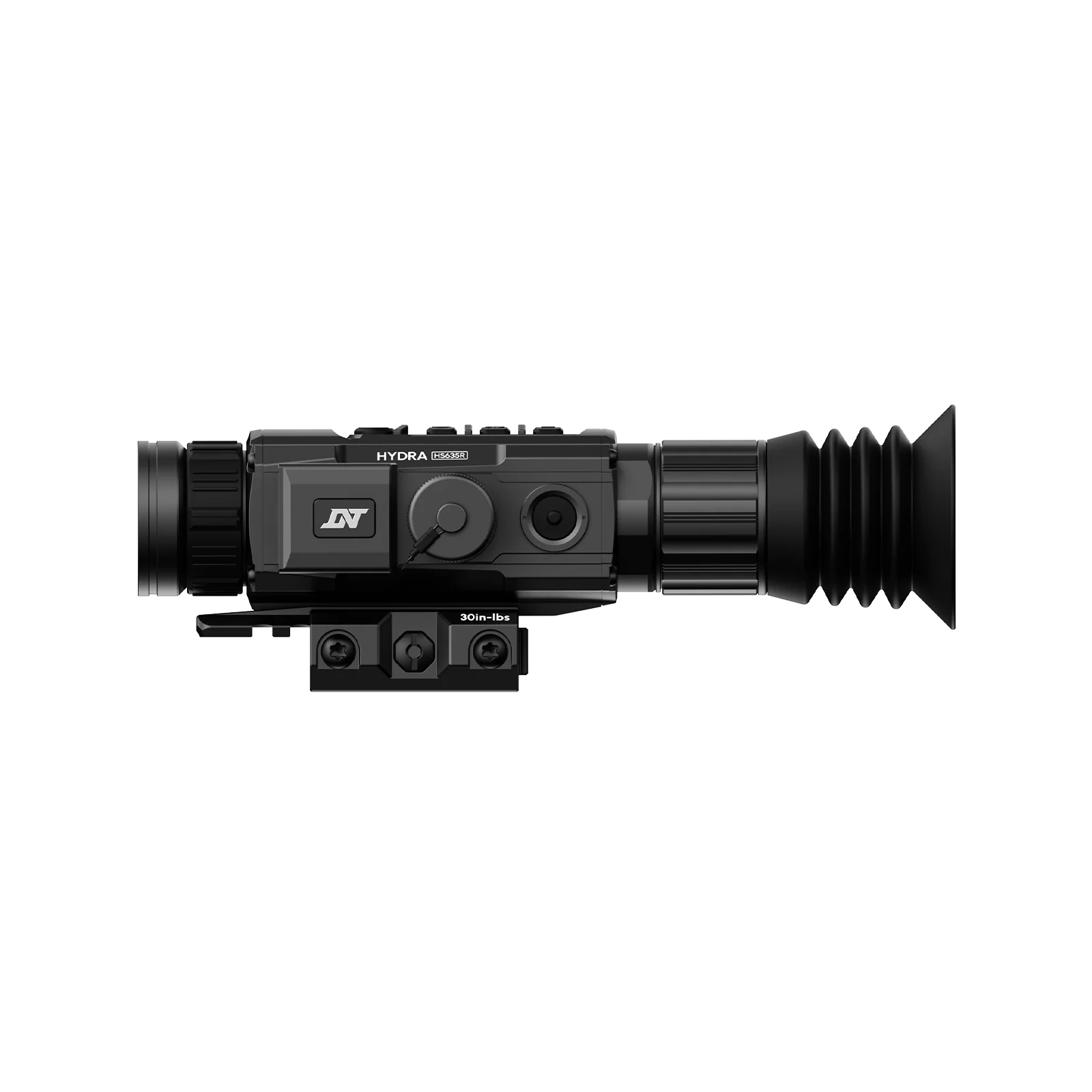 DNT Hydra LRF HS635R Multi-Function Thermal Scope with Laser Rangefinder & Ballistic Calculator – Standalone Scope, Clip-On, Handheld Monocular – FREE 2× 18650 Batteries & 4-Port Charger