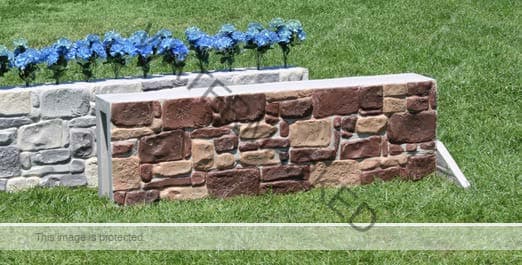 Burlingham Sports Stone Column Wall (Pr)