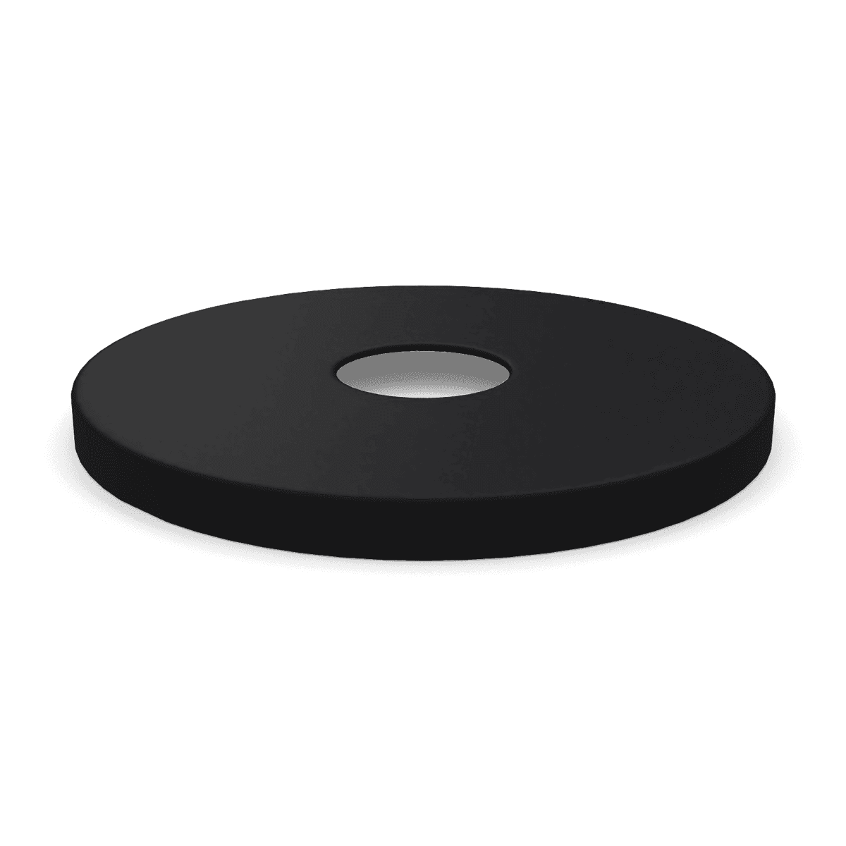 Flat Trash Receptacle Lid | 55 Gallon | 8″ Opening - thumbnail 4