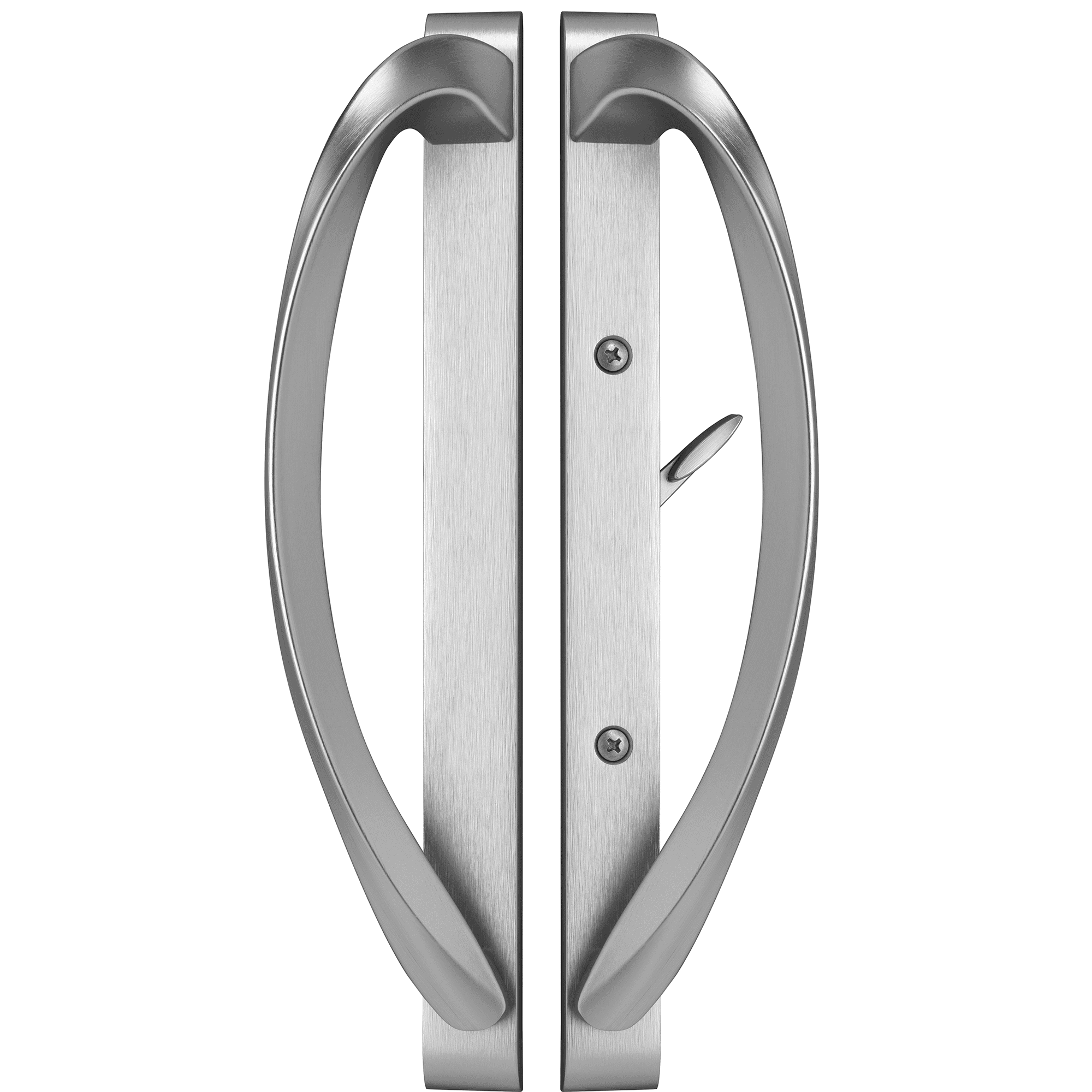 Rockwell Modena Contemporary Sliding Door Handle in Brushed Nickel Finish 88300003