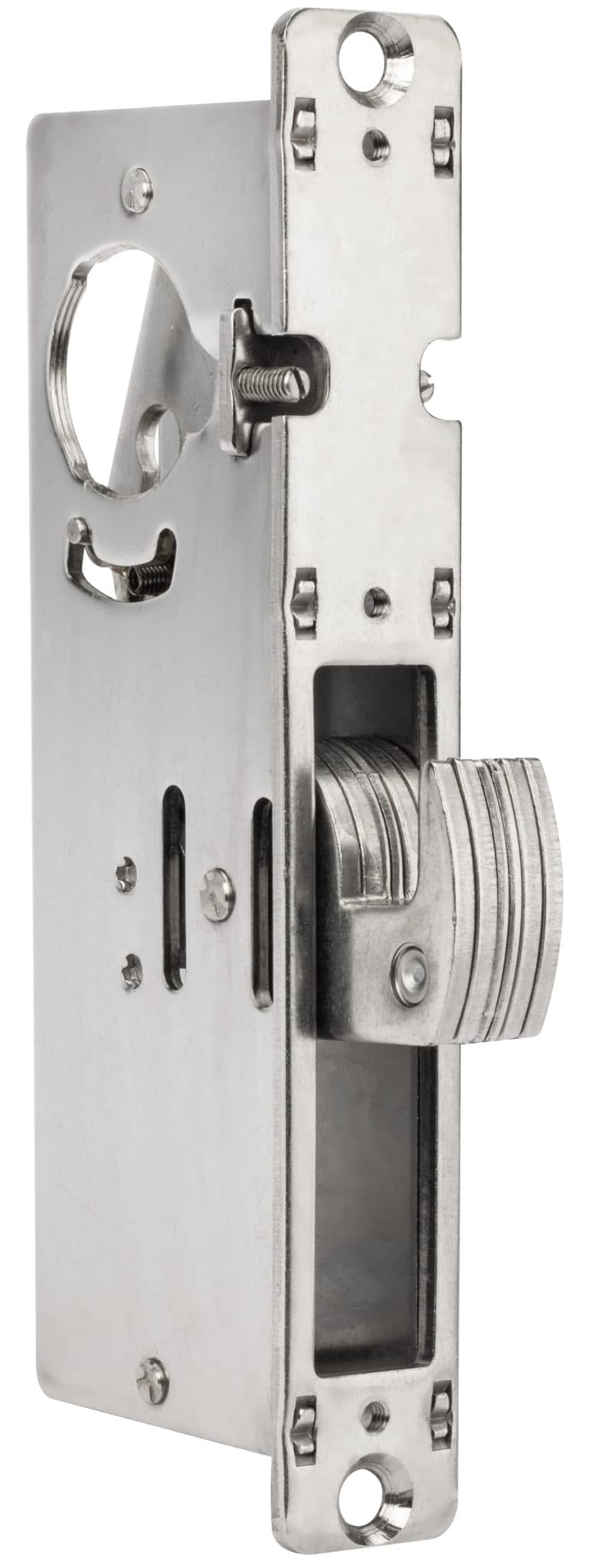 SFHBSS150 Rockwell Stainless Steel Deadlocking Hook Bolt Mortise Lock – 1-1/2″ Backset