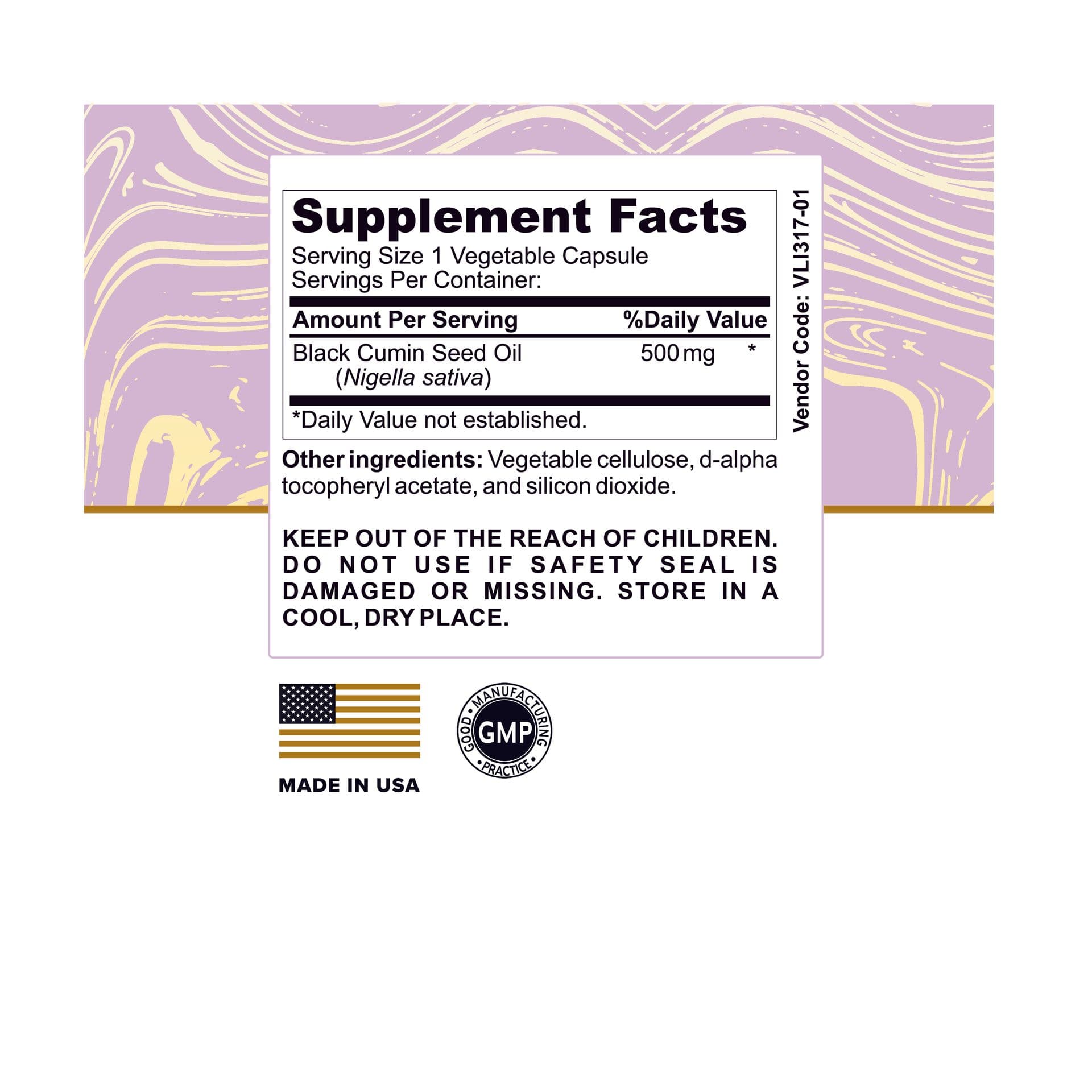 Black Cumin Seed Oil Capsules - thumbnail 3
