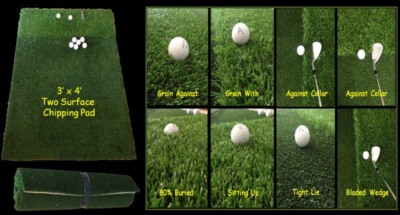 3′ x 4′ Apron and Rough Chipping Mat