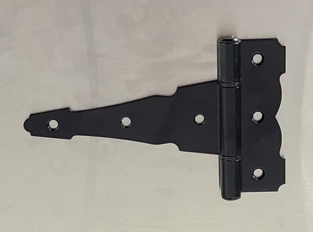Set of 3 –  6″ Black Hinge Kit