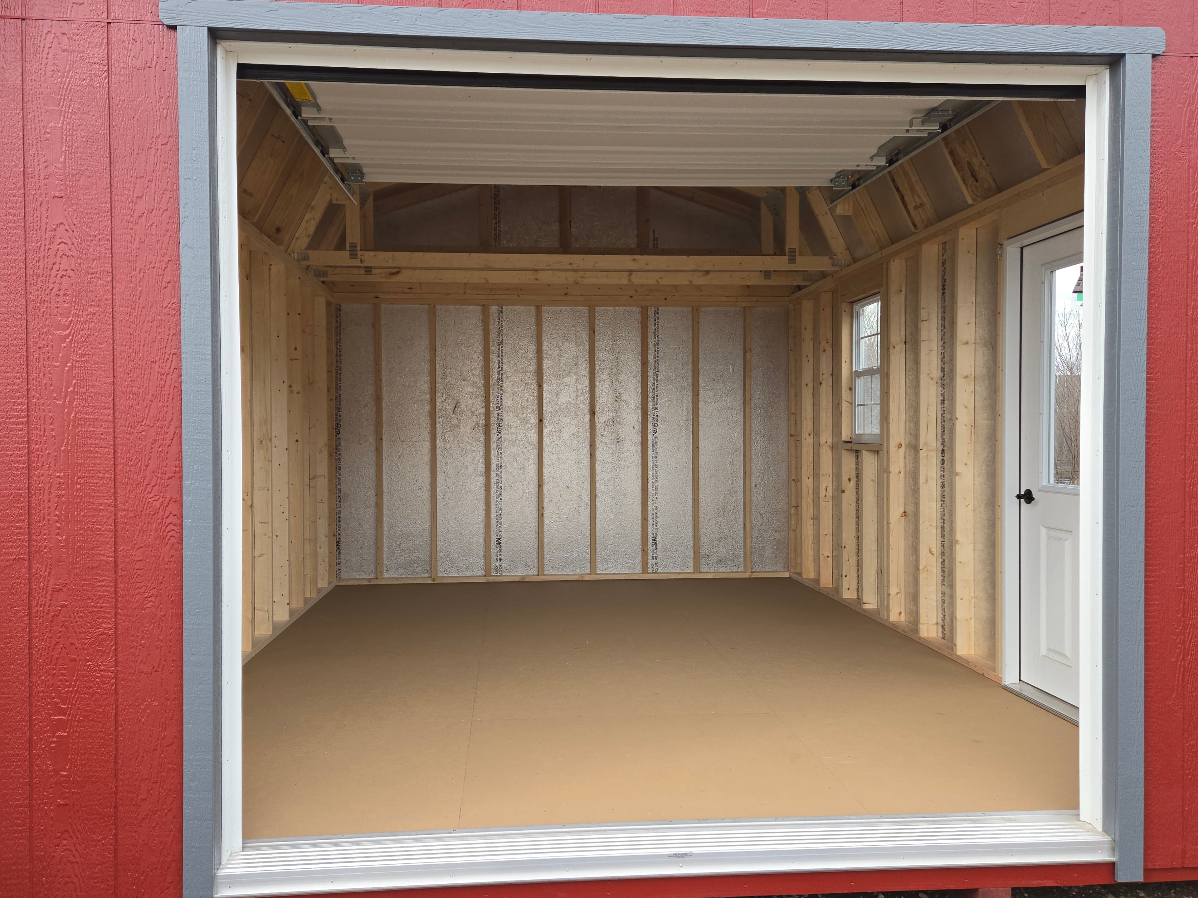 12X16 High Barn Garage S/N 3497 Location  Ironton, MN - thumbnail 3