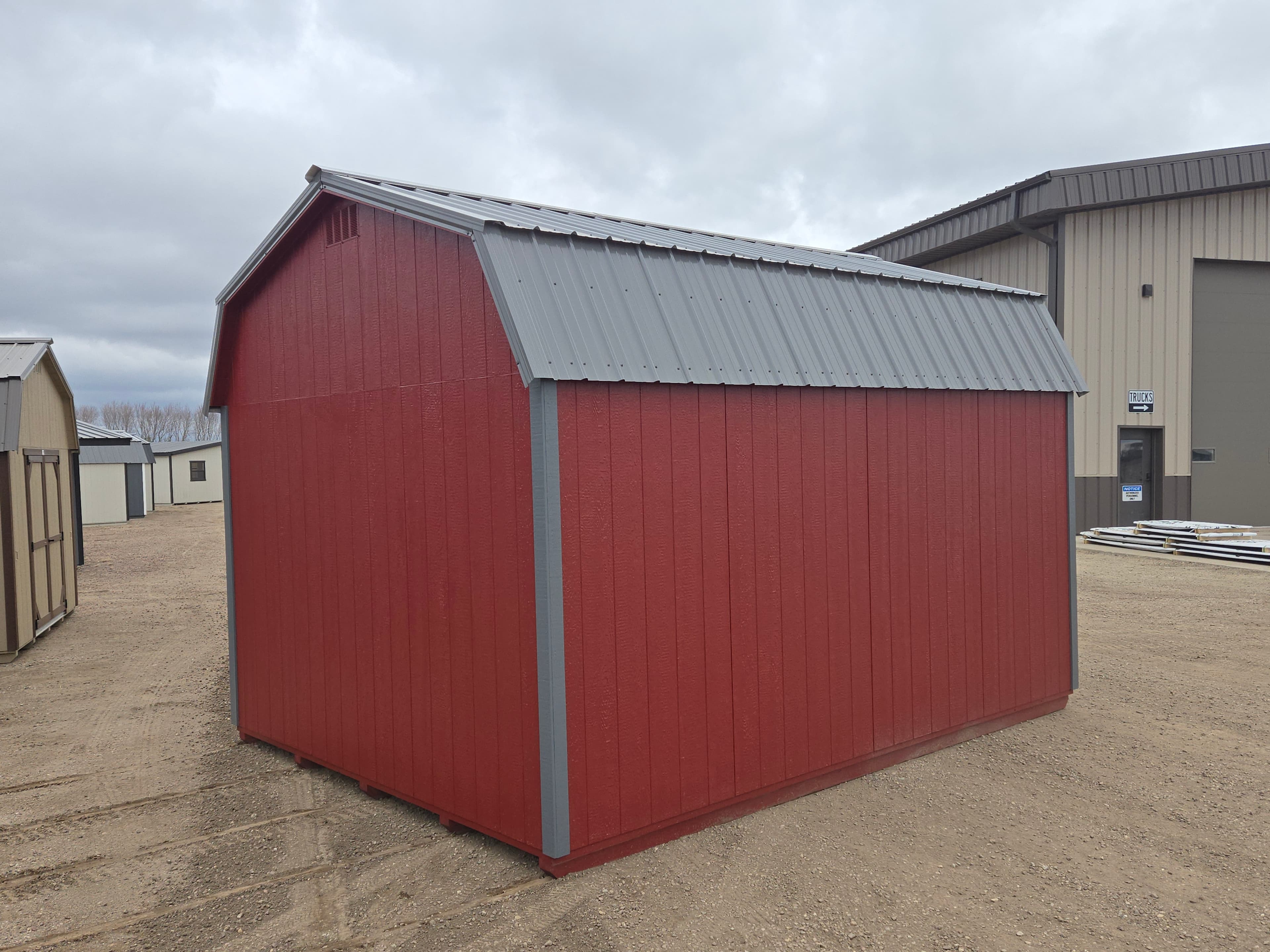 12X16 High Barn Garage S/N 3497 Location  Ironton, MN - thumbnail 2