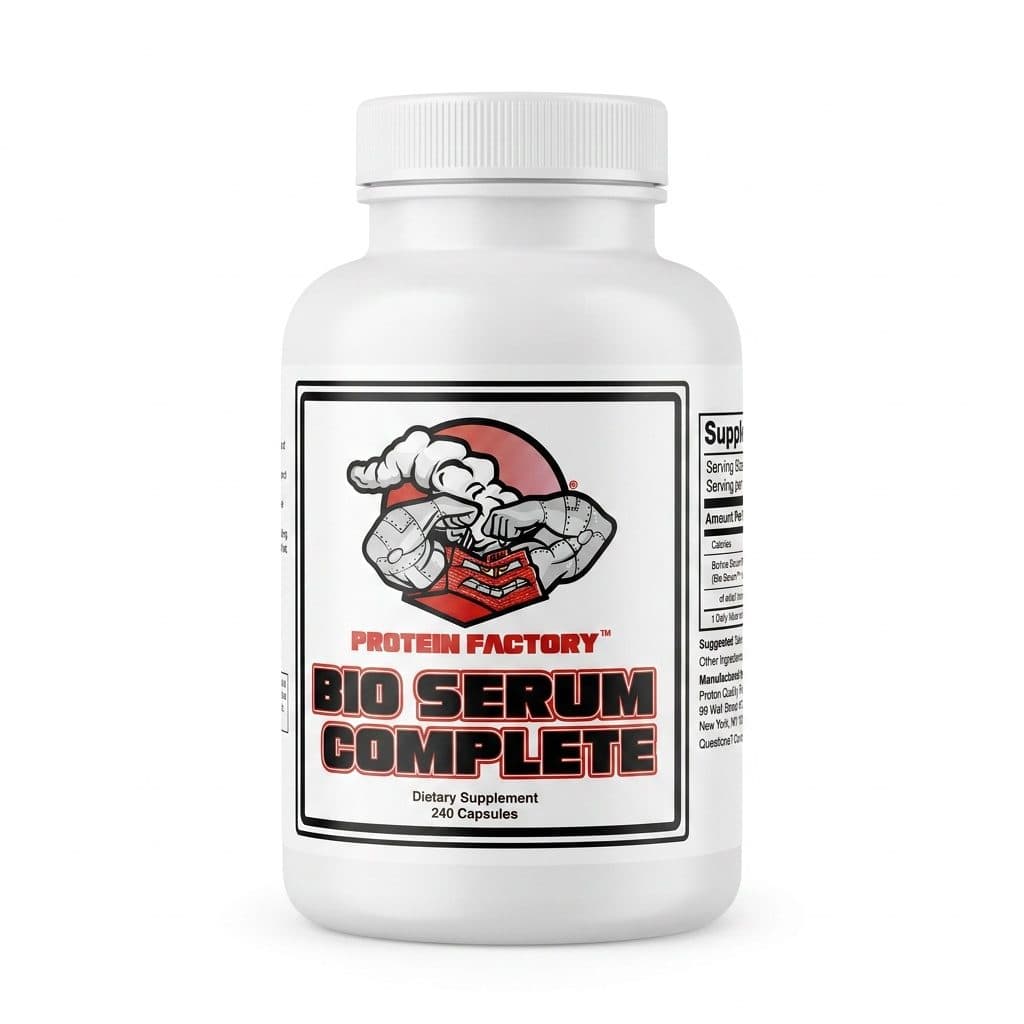 Bio Serum™ Complete — Bovine Serum Plasma Protein Capsules, 400 mg IgG, 240 Capsules