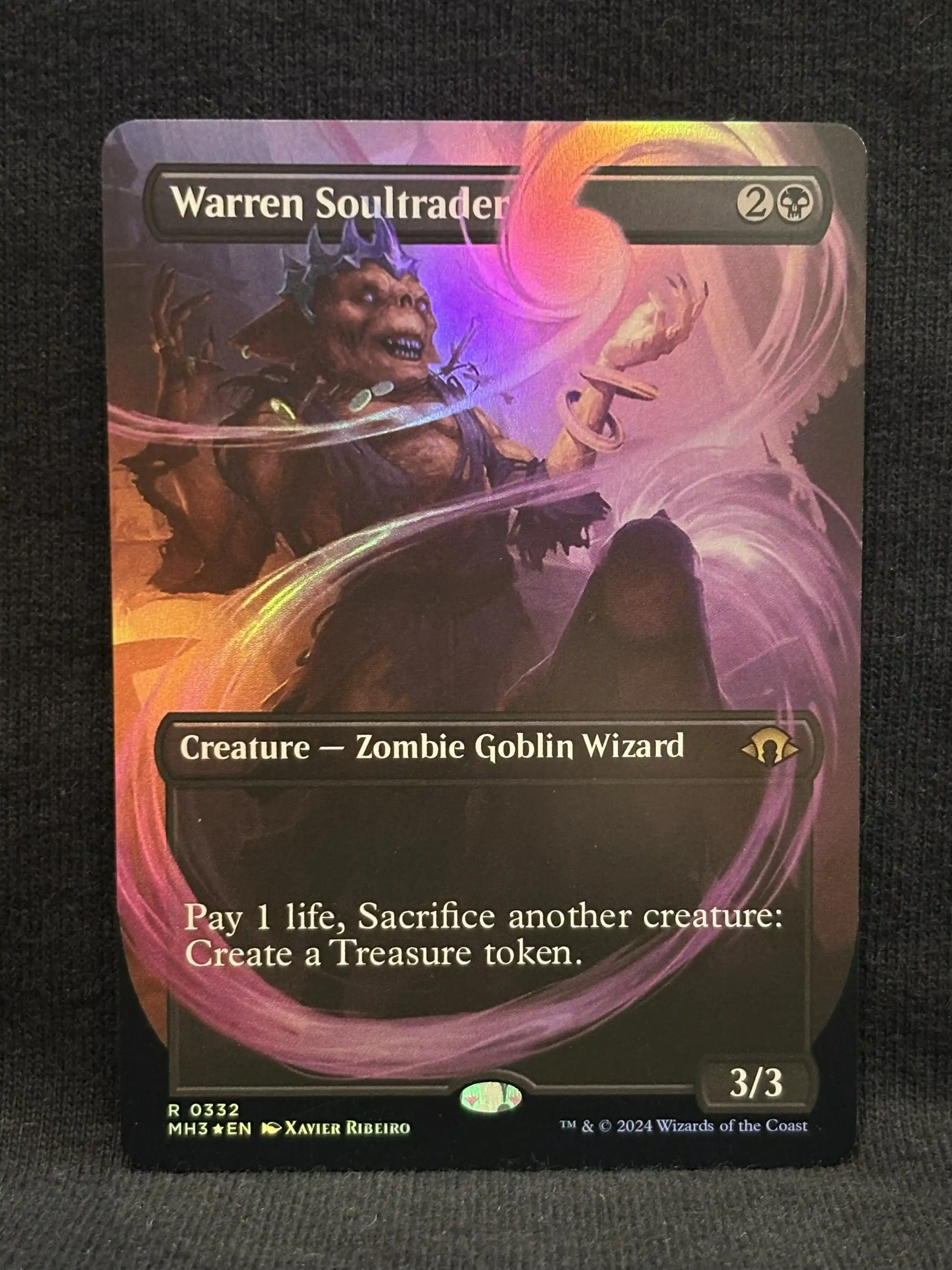Warren Soultrader (FOIL Borderless) – MTG Proxy Modern Horizons 3