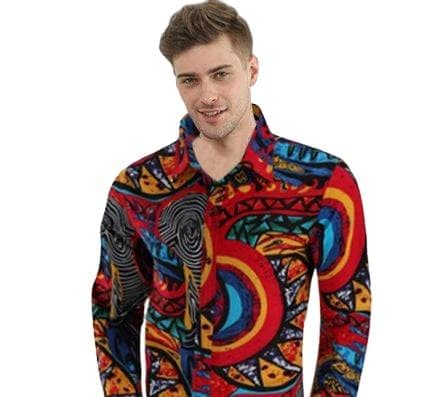 Casual Totem Print Shirt
