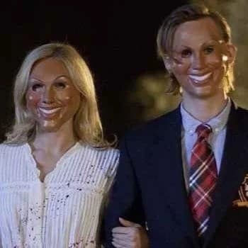 Purge Couple Smile Mask