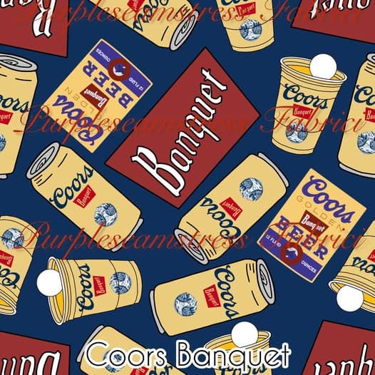 Coors Beer Banquet – Fabric