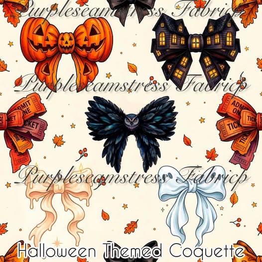 Halloween Themed Coquette – Fabric