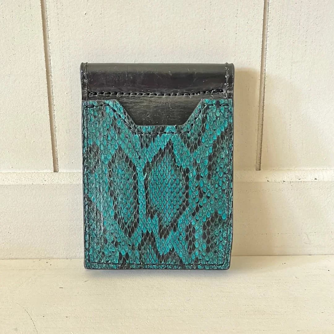 Python Spring Clip Wallet - thumbnail 7