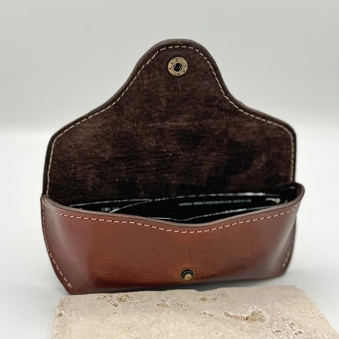 Python Leather Eyeglass Case - thumbnail 9